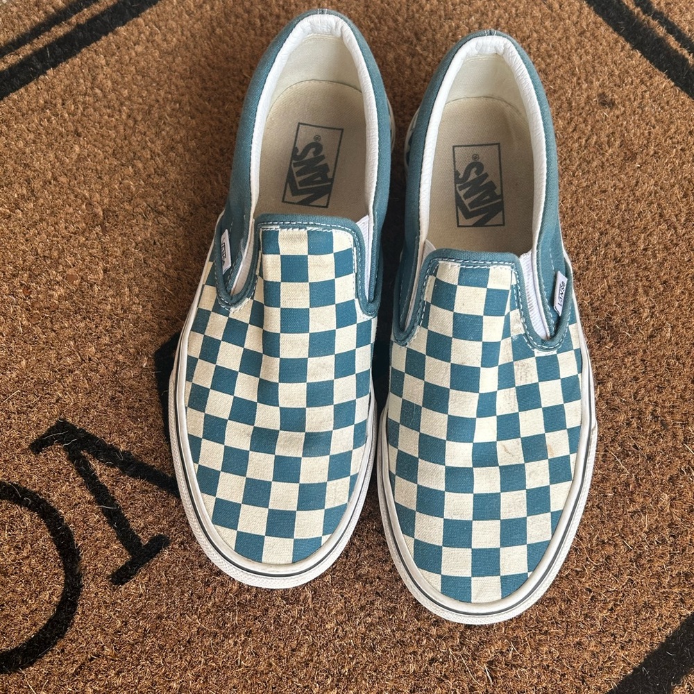 Used Vans, good condition means size 8, womens 9.5